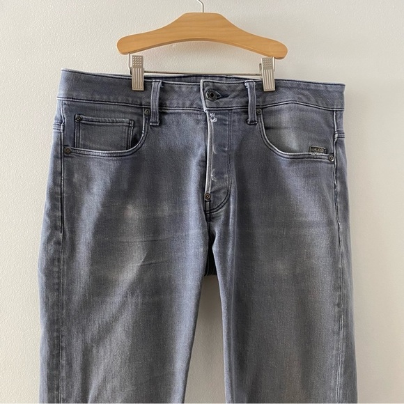 G-STAR Raw Revend Straight Gray Jeans 51011 Men’s Size 32 x 34 - Picture 2 of 12
